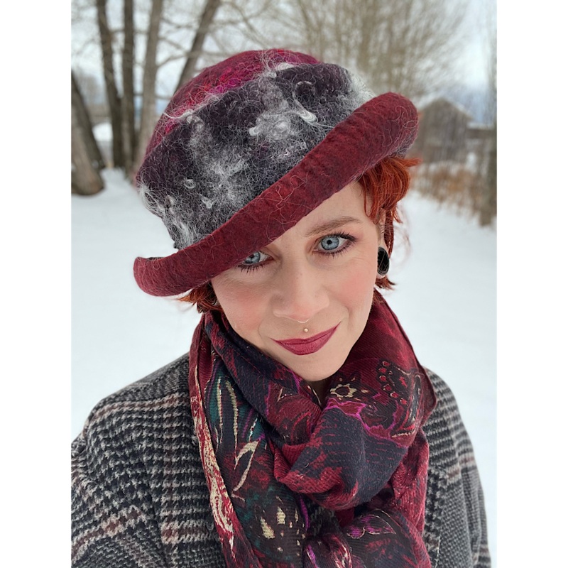 Felted hat- 23