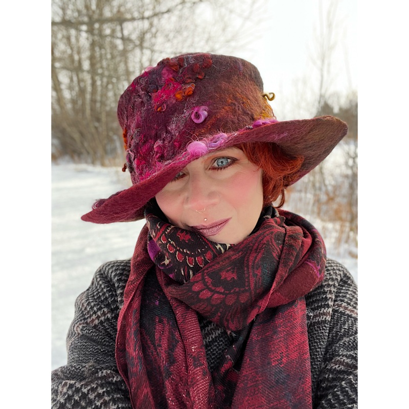 Felted hat- 24