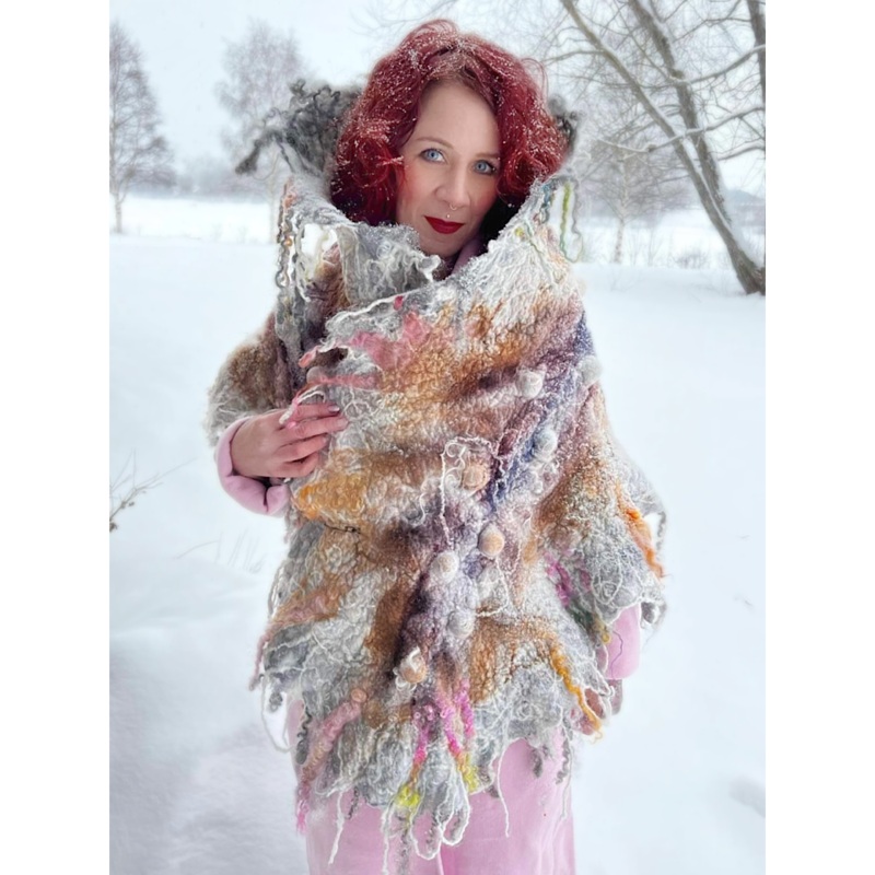 Felted Shawl 2023