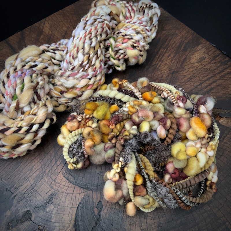 Art yarn duo for weaving 4.7 oz