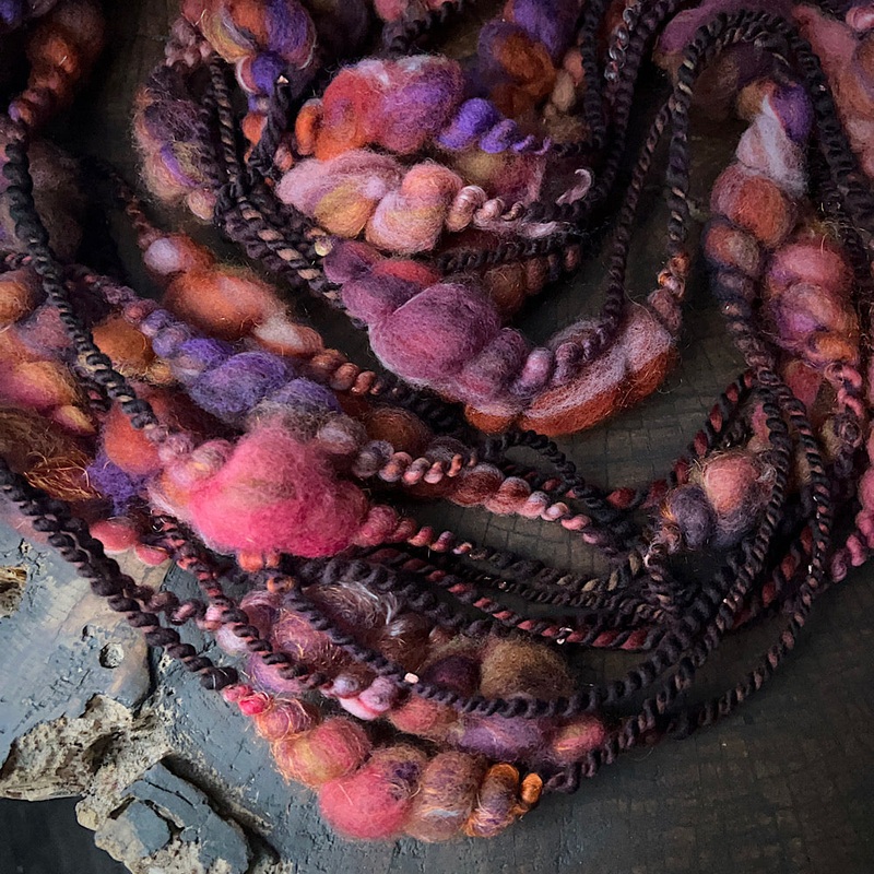 Art yarn for weaving 2.3 oz|1.5 oz|2.5 oz