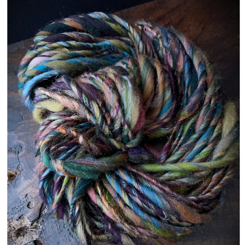 Hand spun yarn single|1.6 oz|1.5 oz