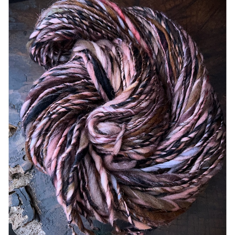 Hand spun yarn single|2.3 oz|2.1 oz