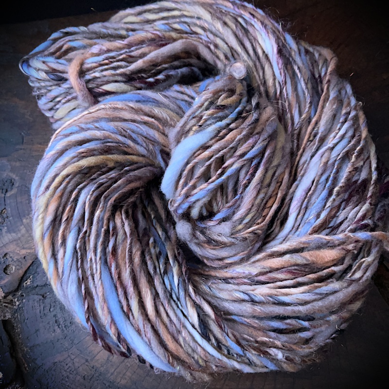 Hand spun yarn single|2.4 oz|2.1 oz