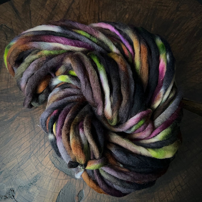 Single hand spun yarn 1.7 oz