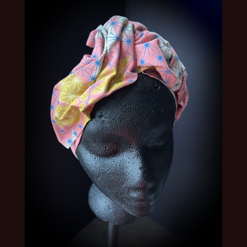 Recycled kimono headband size 23