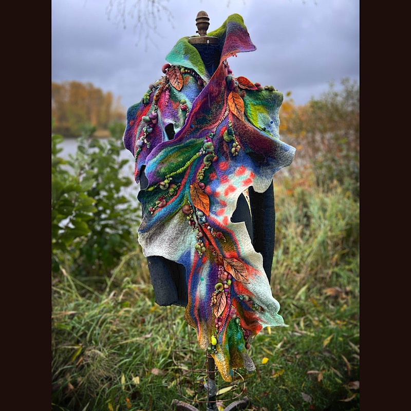 Felted Scarf 68 x 15