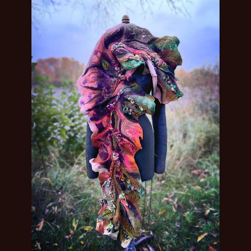 Felted Scarf 70 x 15