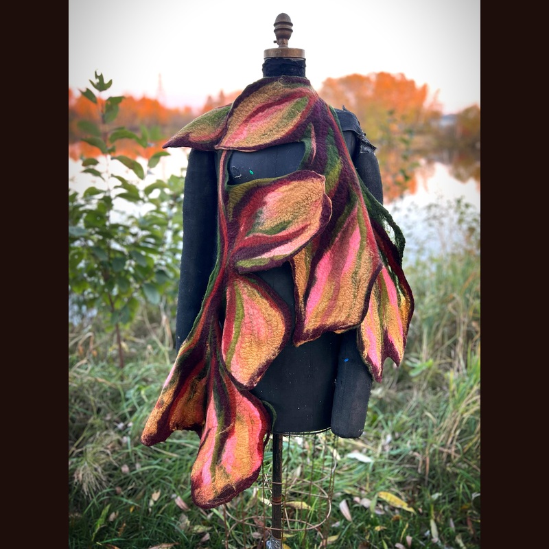 Felted Scarf 72 x 21
