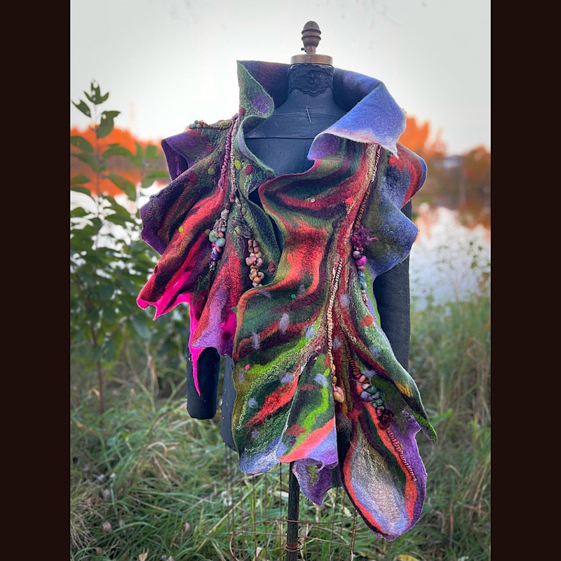 Felted Scarf 72 x 22