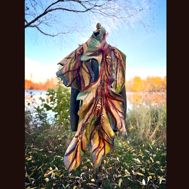 Felted Scarf 80 X 20