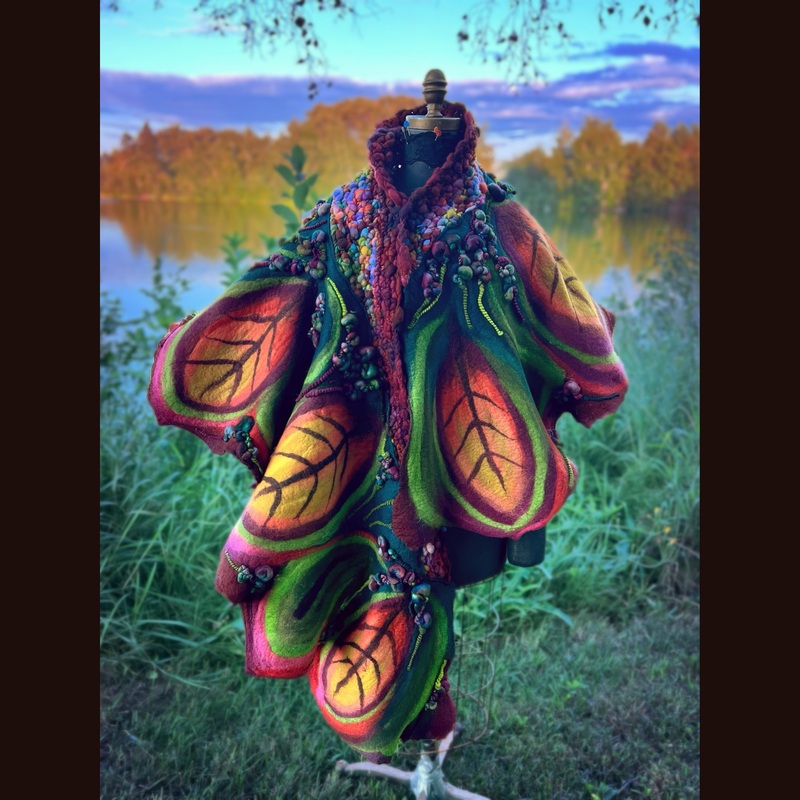 Felted Shawl 90 X 30