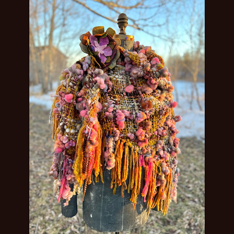 Woven shawl 82 X 37