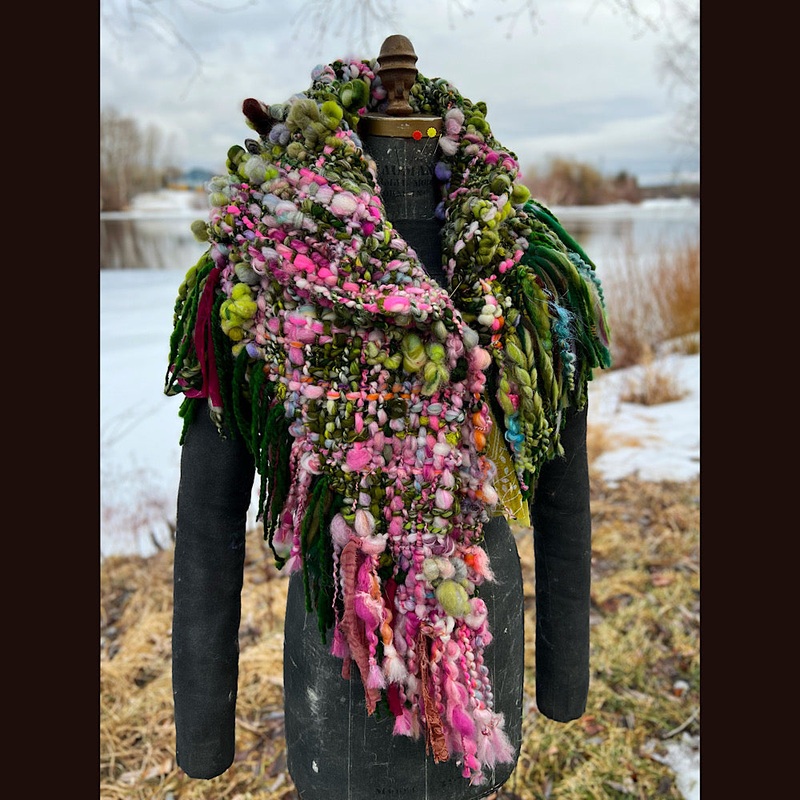 Woven shawl 84 X 37