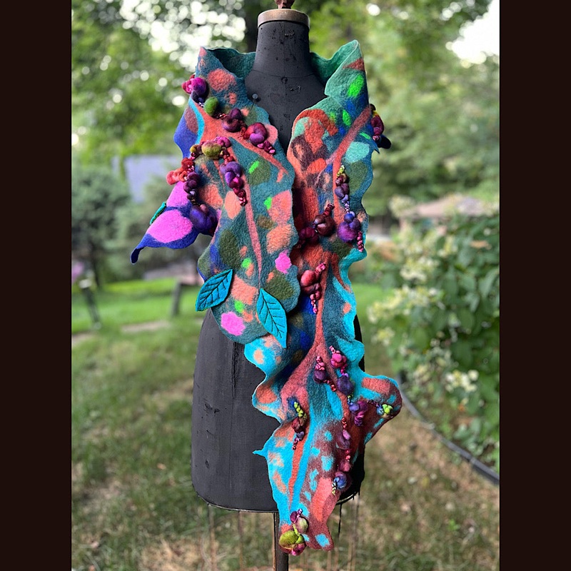 Felted Scarf 64 X 12