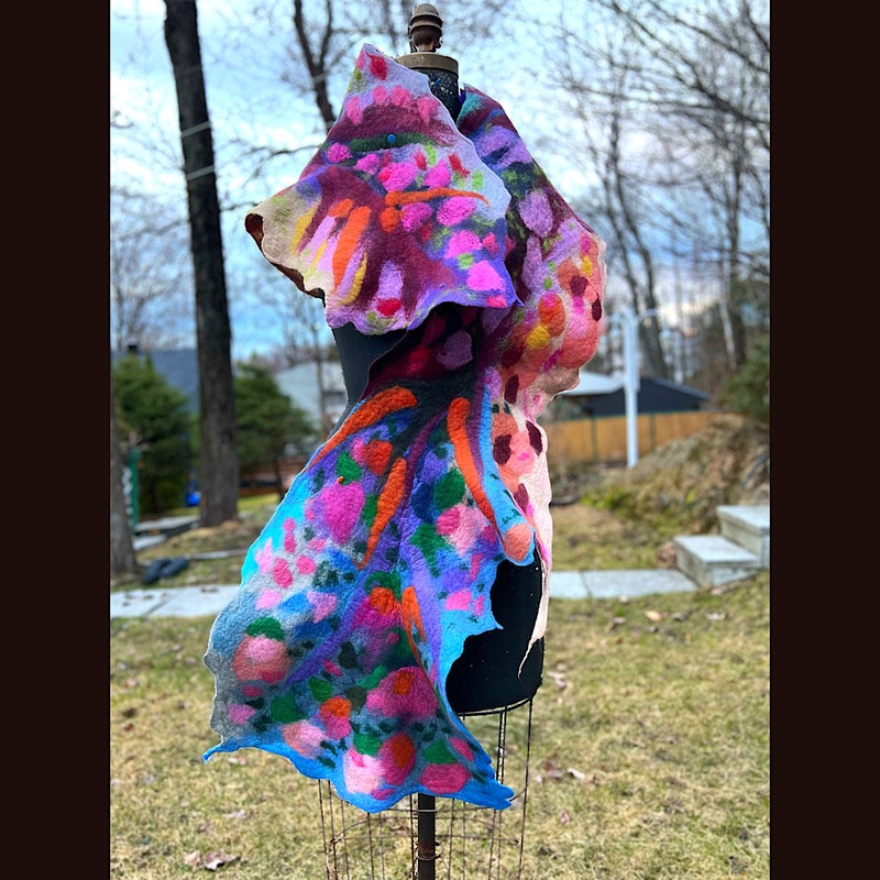 Felted Scarf 70 x 16