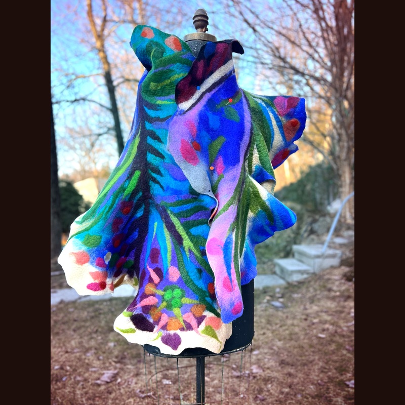 Felted Scarf 72 X 23