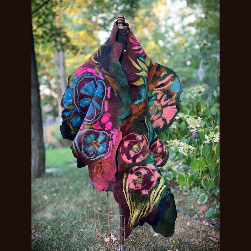 Felted Scarf 80 X 23