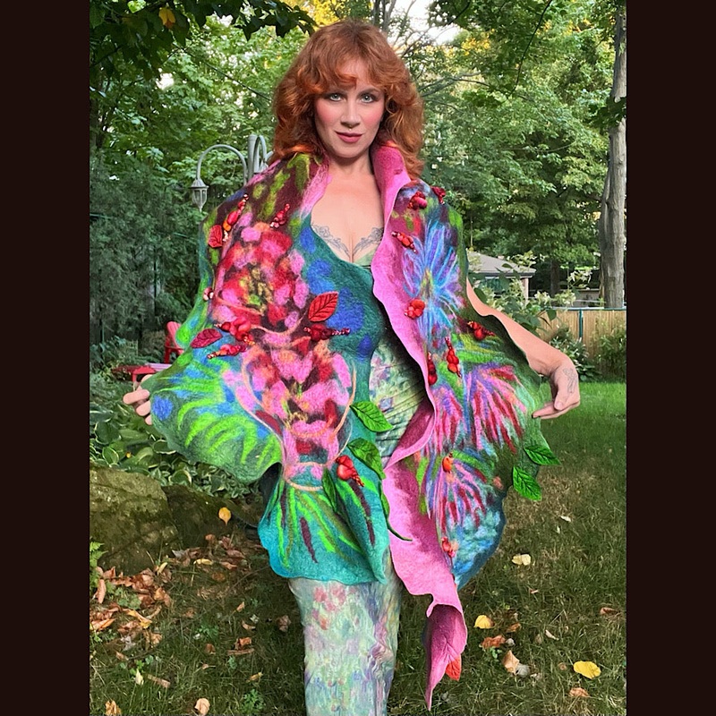 Felted Scarf 86 X 17