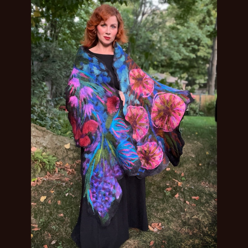 Felted Scarf 92 X 24