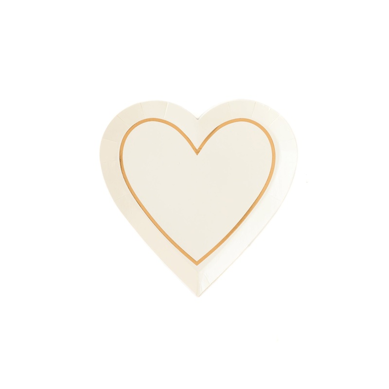Heart 7 Paper Plates
