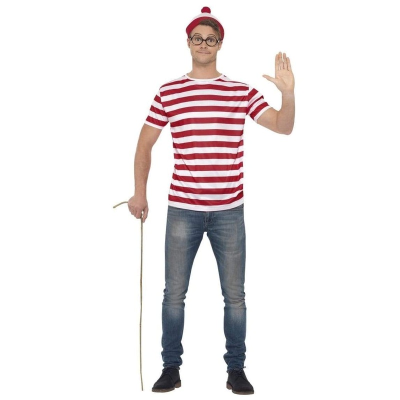 Where's Wally Kit|Medium (Chest 38-40)|Large (Chest 42-44)|X-large (Chest 46-48)