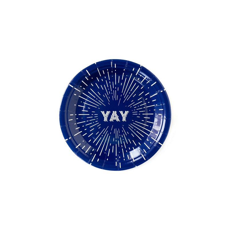 Yay Fireworks Paper Plates