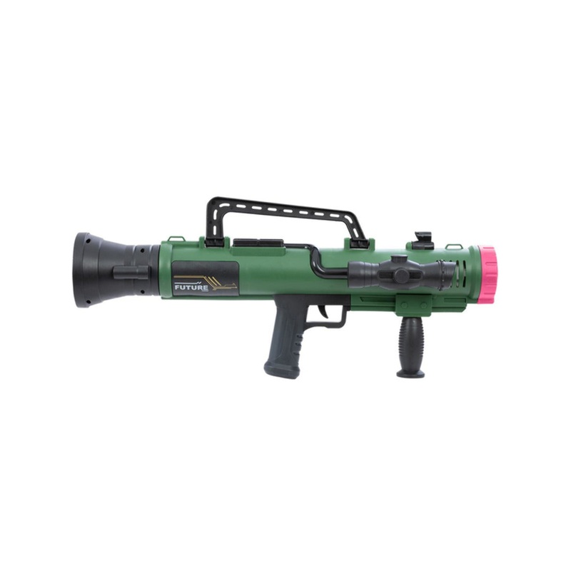 23 LED Bubble Rocket Launcher, Green, with Bubble