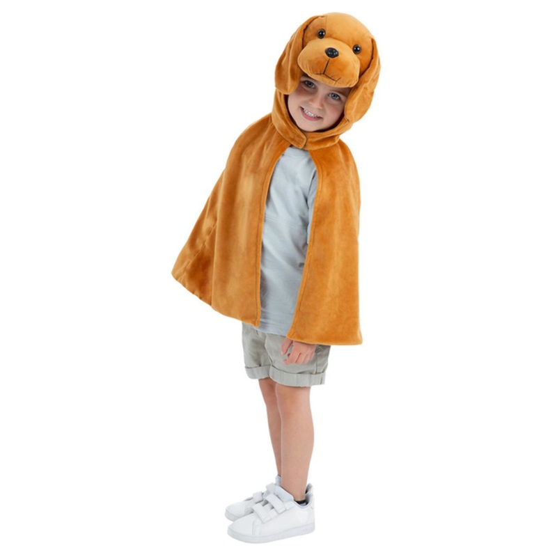 Deluxe Puppy Plush Cape, Kids|Small/Medium (Age 4-7)
