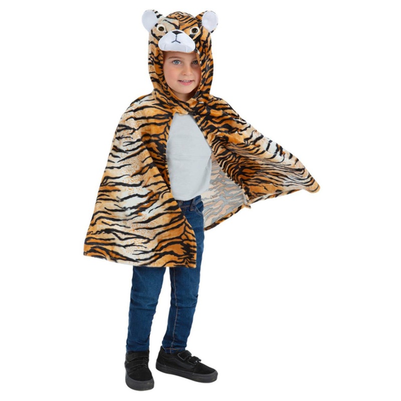Deluxe Tiger Cape, Kids|Small/Medium (Age 4-7)