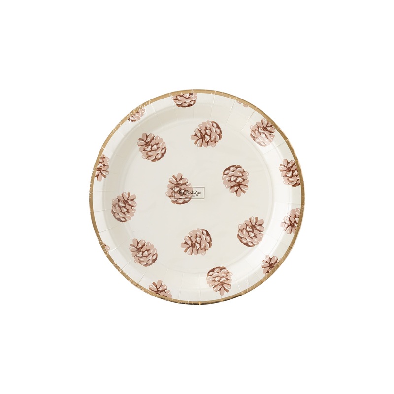 Harvest Pine Cone Plate