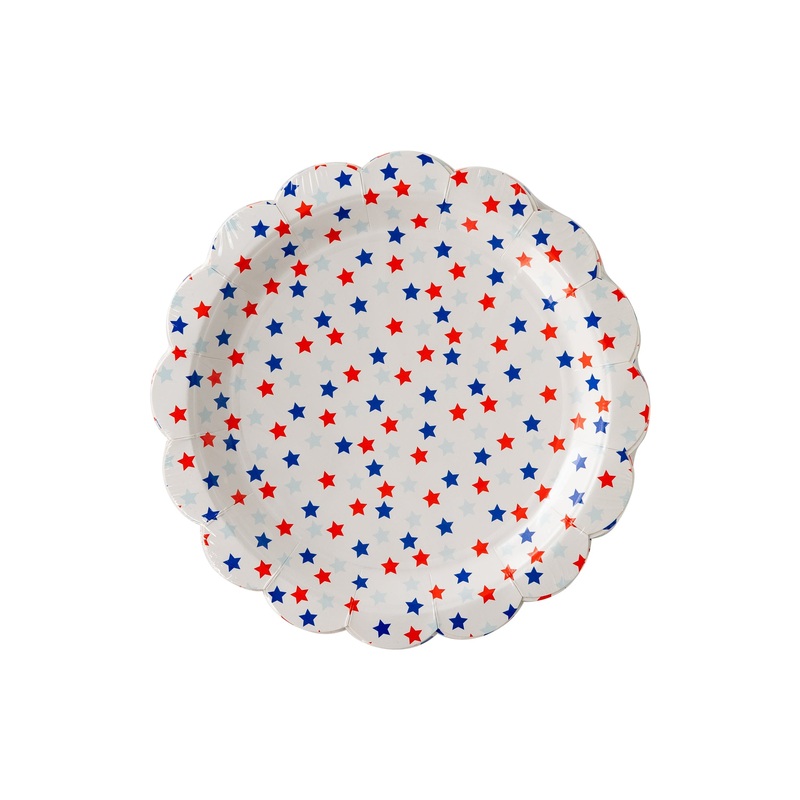 Scattered Stars Paper Plate