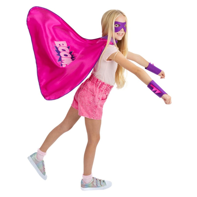 Super Hero Kit, Pink|Small/Medium (Age 4-7)