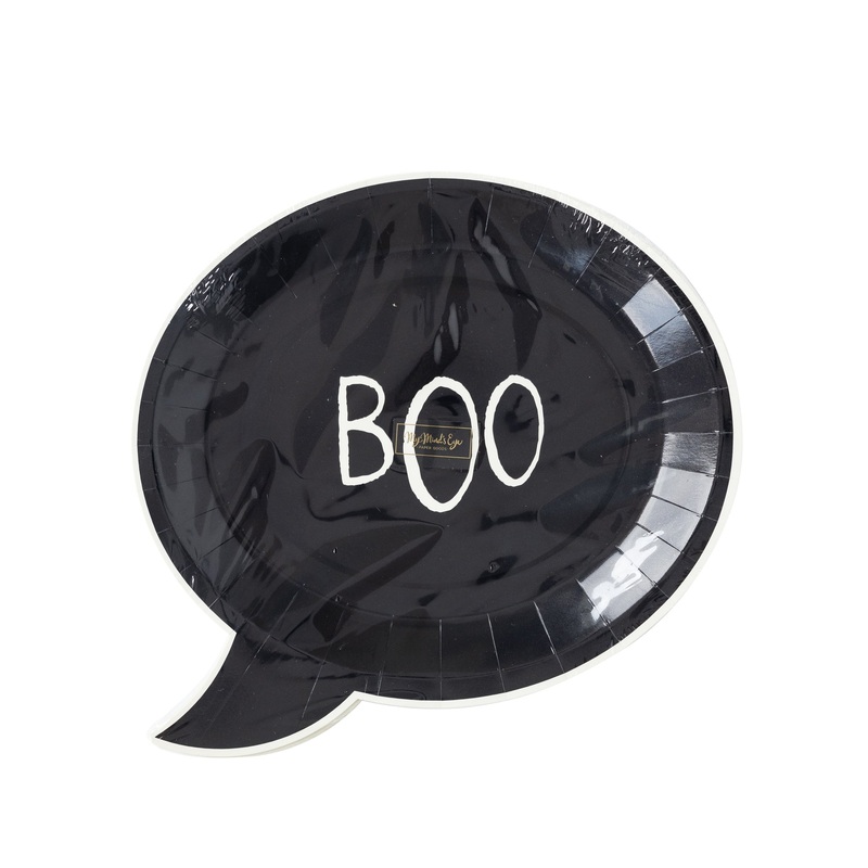 Frank & Mummy Boo! Shaped Paper Plate