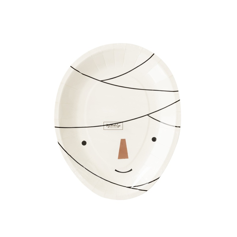 Frank & Mummy Mummy Shaped Paper Plate