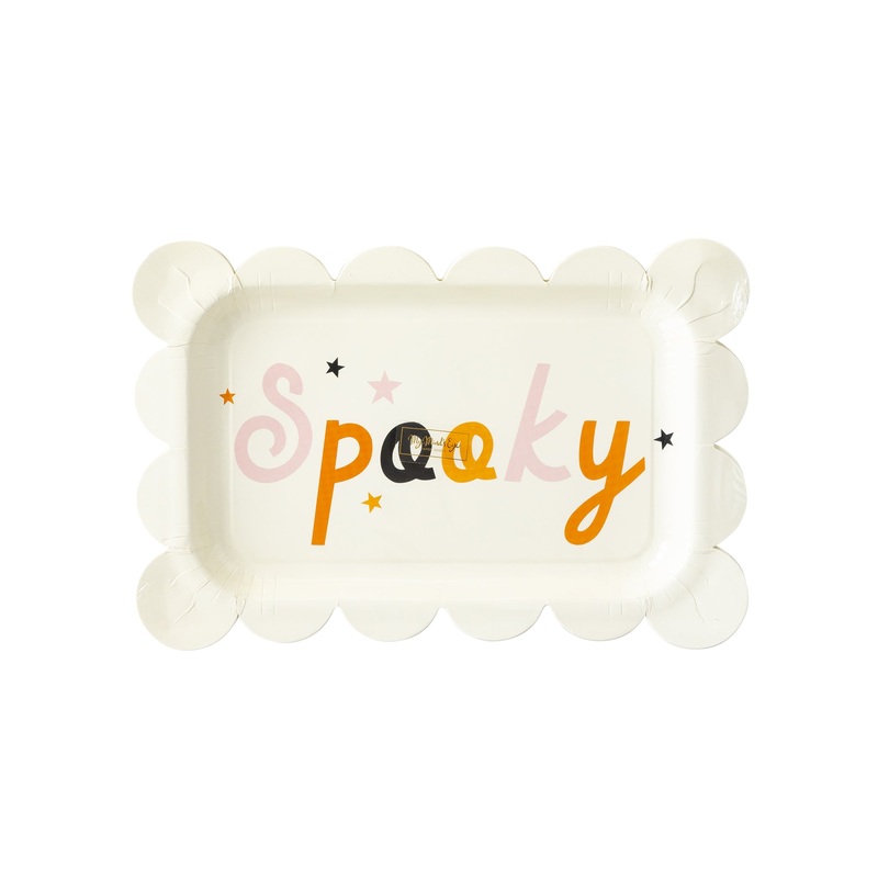 Hey Pumpkin Spooky Paper Plate