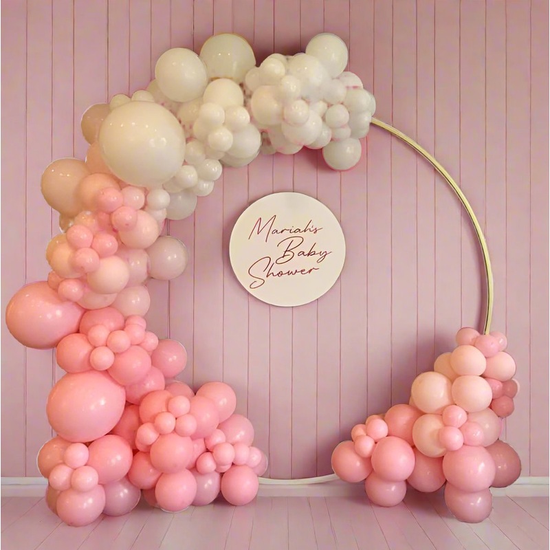 Ombre Organic Hoop & Sign