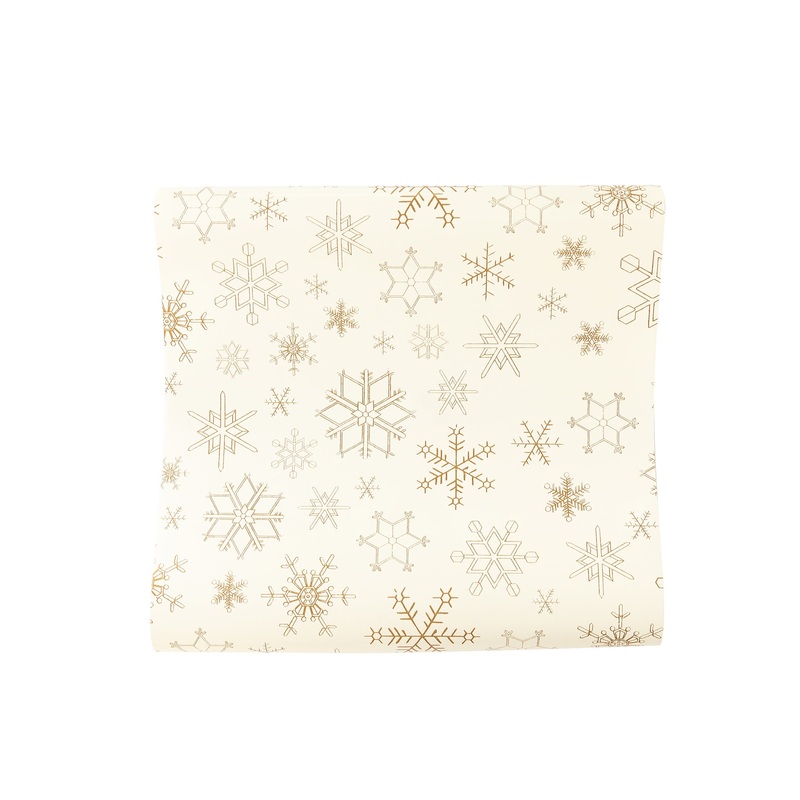 Gold Flakes Paper Table Runner