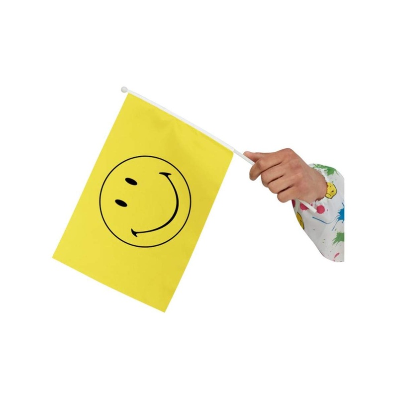 Smiley Small Handheld Flags