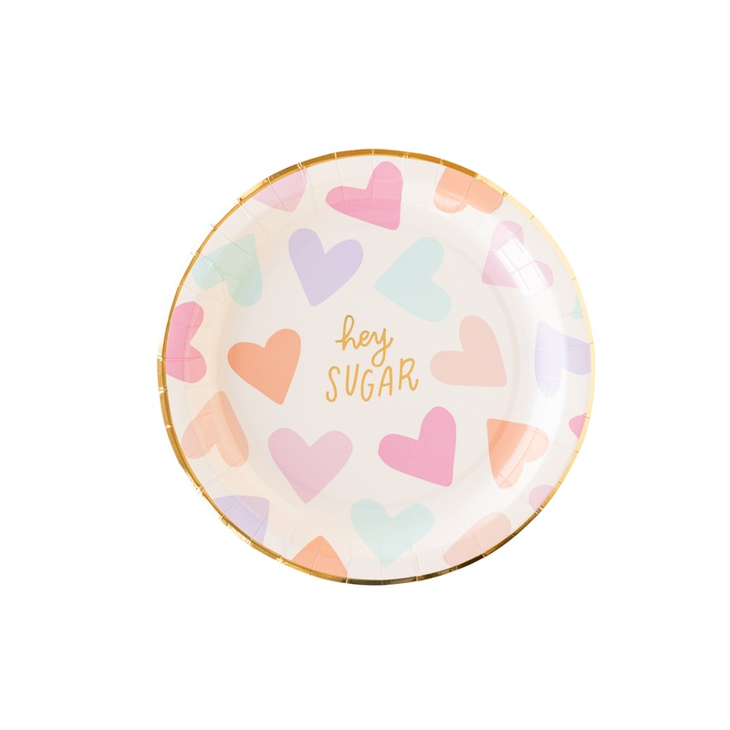 Hey Sugar Paper Plate