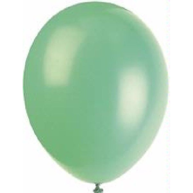 Pack of 10 Fern Green Latex Balloons