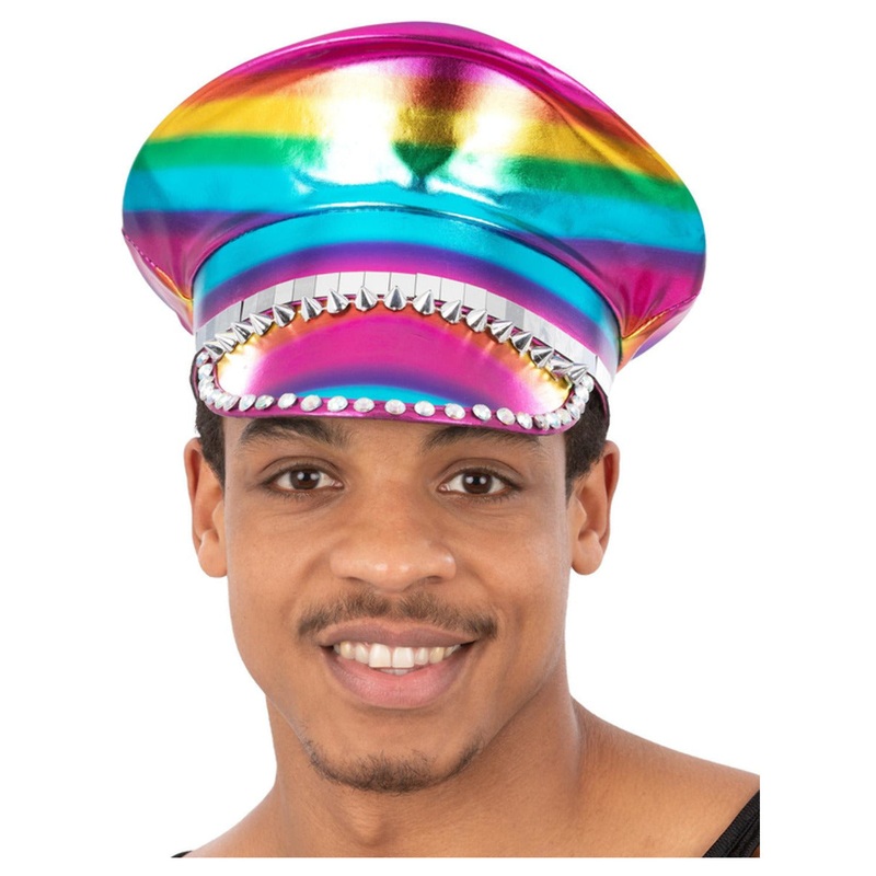 Studded Captain Rainbow Hat