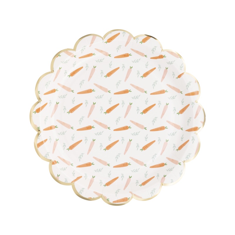 Carrot Paper Plate