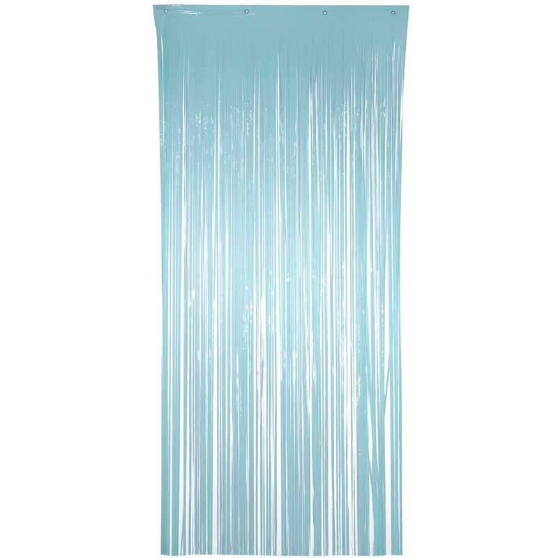 Light Blue Foil Curtain
