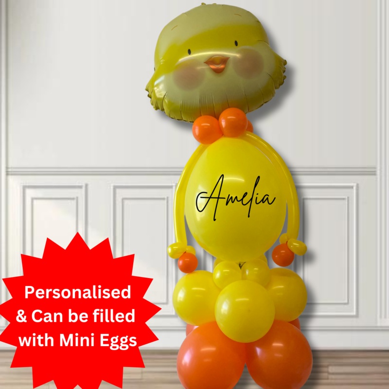 Personalised Easter Chick Arrangement