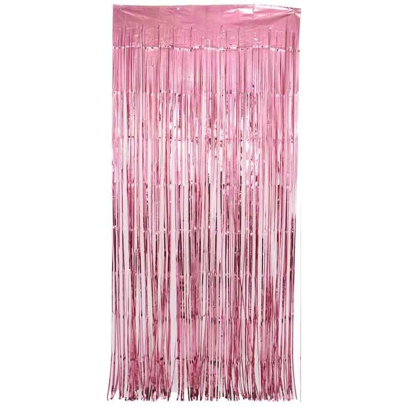 Pink Foil Curtain