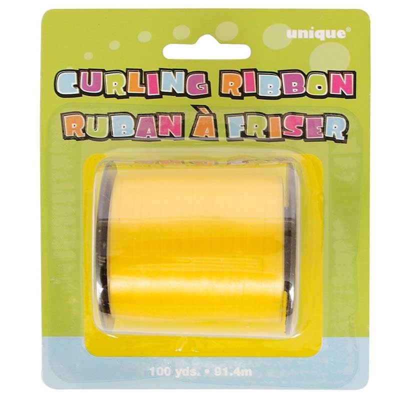 Yellow Curling Ribbon
