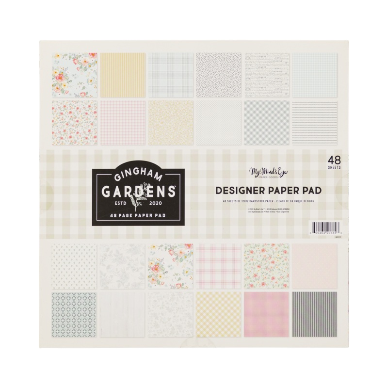 Gingham Gardens 12x12 Paper Pad