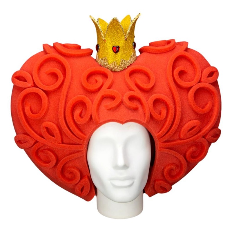 Hearts Crown Wig|Red|Other +$5