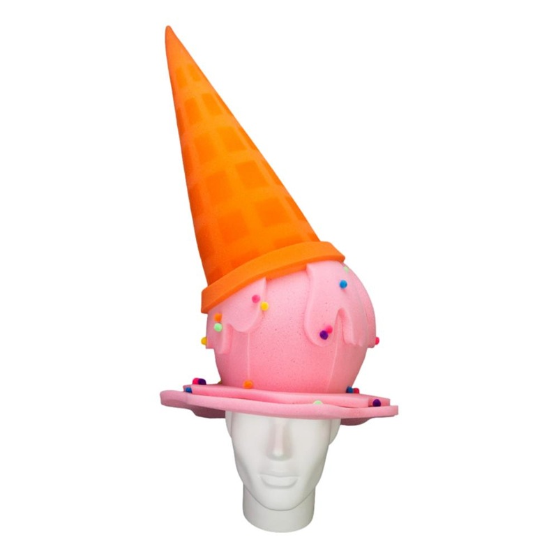 Ice Cream Cone Hat|Pink|Other +$5